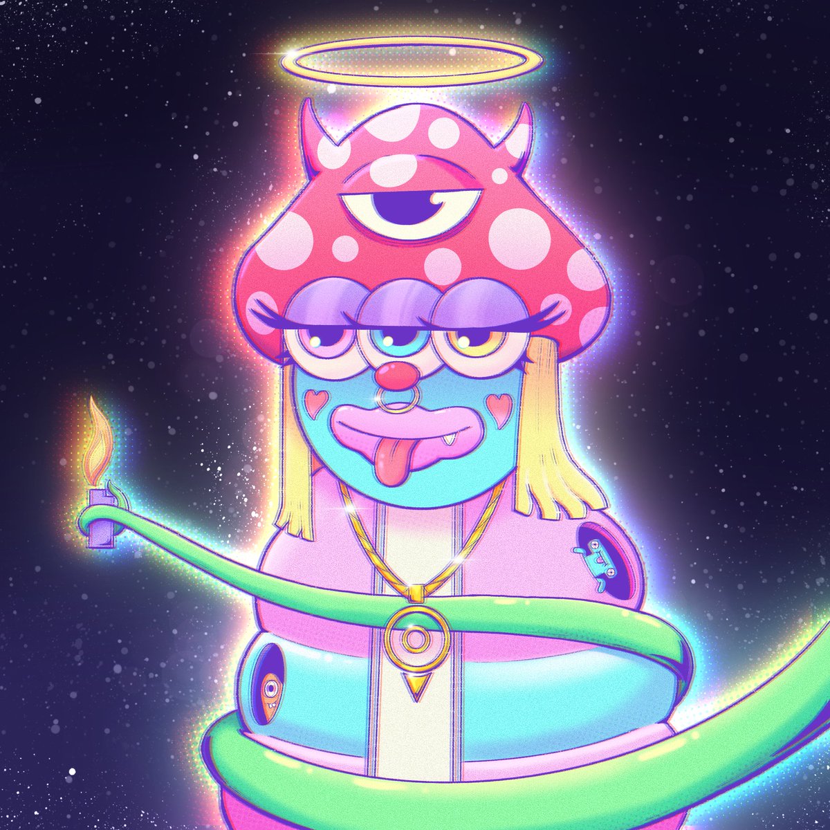 ❤️ 'Groupie Aurora' by <a href="/cliffBallin/">C L I F F</a>

💕 Love is all around, let's play a game!
✨ We'll be giving this beautiful piece away, to participate:

· Follow <a href="/peacevoid_world/">eee</a> and <a href="/cliffBallin/">C L I F F</a> 
· Like and Retweet this post
· Tag 3 people that you wanna share love with
· Ends on 14/02/22