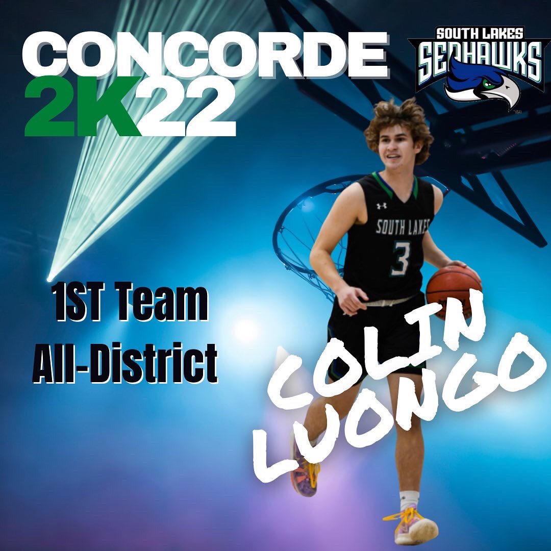 SLSeahawksBball's tweet photo. Congratulations to our All Concorde District players:

SR - EJ Finney
SR - Nate Owen
SR - Colin Luongo
SO - Aiden Billings

We appreciate the District coaches for recognizing our players efforts this season. https://t.co/9r5LZxti8y