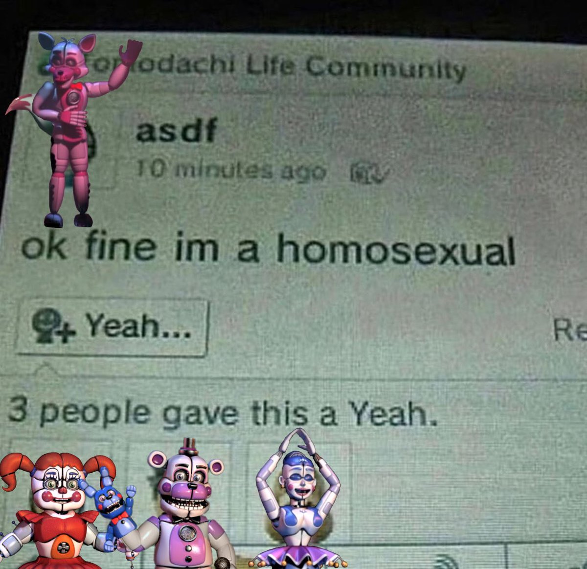 fnaf as posts HIATUS tweet media