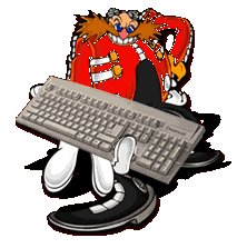 「Eggman Steals your keyboard

you can't t」|Nibroc.Rockのイラスト