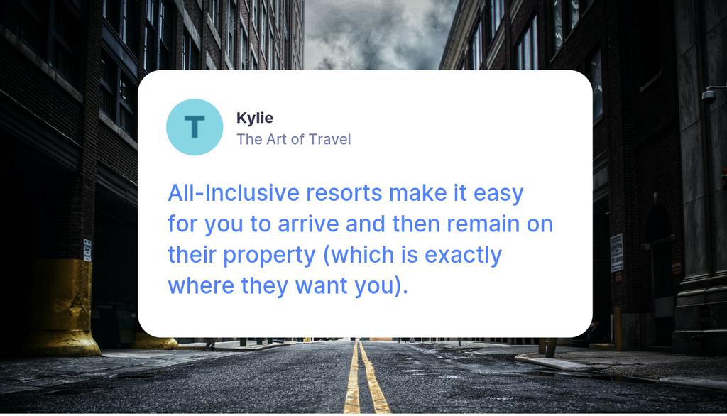 HowarthKylie's tweet photo. Does an All-Inclusive trip sound like a dream? 

Read the full article: All-Inclusive Trips – Only if it’s a Money Saving Bargain
▸ https://t.co/d6ukRghZvz

#befearless #allinclusive #travelfearlessly #theartoftravel #taot #travelingisanart #howtotravel #travelpreneur https://t.co/nVi8OdD7zn
