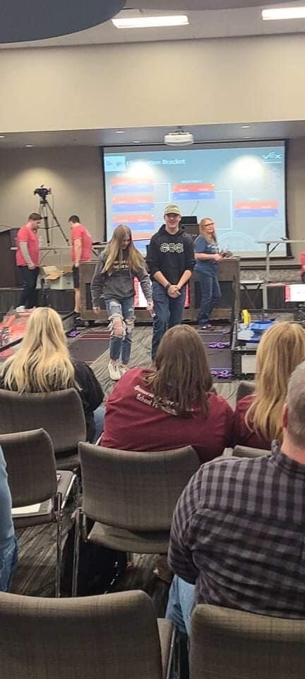 Madi &amp; Jones went to Oklahoma &amp; won the Excellence Award! 3 teams went to Hillsboro and 2 qualified for State! Perfect day for 7862 Hesston Robotics!