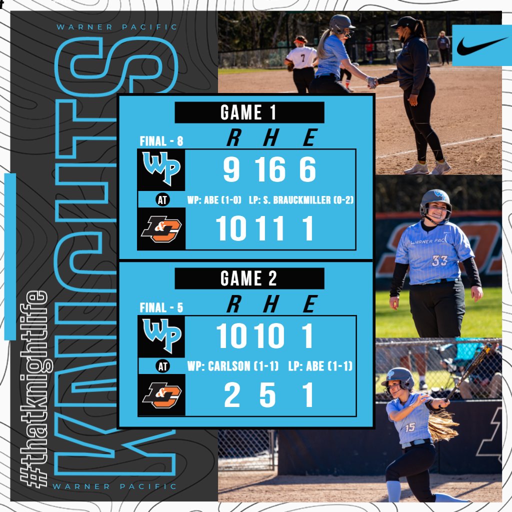 wpuknights's tweet image. Dropped a nail-biter to start the day, but finished strong by run-ruling NCAA DIII Lewis &amp;amp; Clark for the Knights' first win of the season! 🥎😤

#thatknightlife⚔️ | #goknights