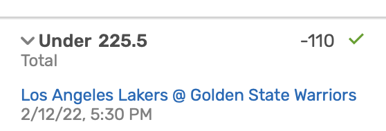 TweetyFades's tweet photo. 🚨TOP PLAY!!!

20* LAL/GSW U225.5 (-110)
(Retweet and I will pick 8 winners for my 20* #NFL play absolutely free of charge!)

#TweetyFades🐣 https://t.co/91IFPo2YcU