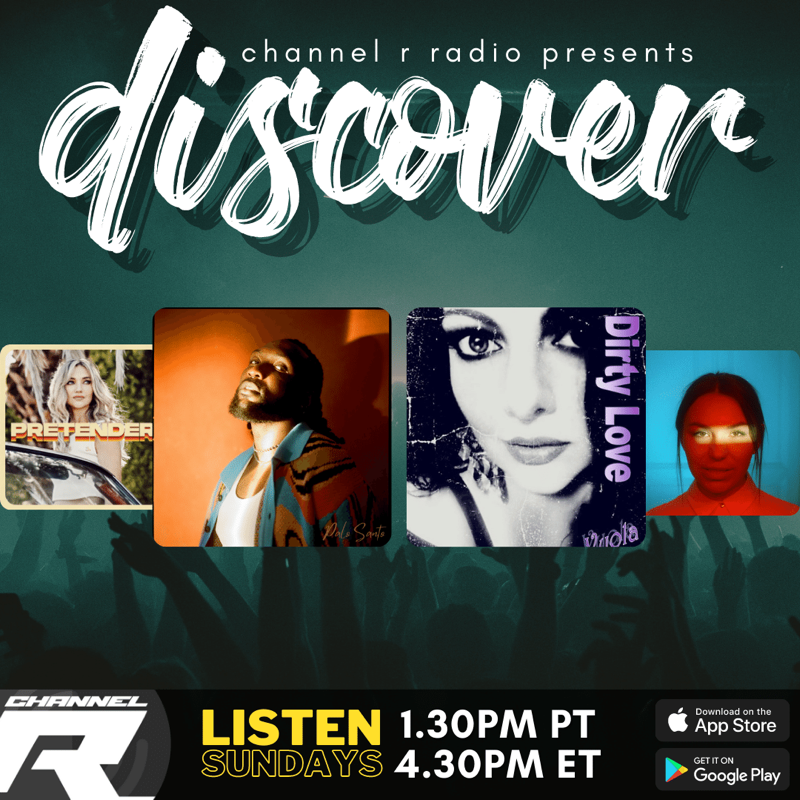 channelrradio's tweet photo. 🎤Channel R Discover featuring the emerging artists curated by @Tara_TLT starts NOW. On the show: @saintjoshua_, #VYLOA, @_SarahDarling, #AndieJ, @SarahBrownVocal, #RodericH, #LexGibbon, #JesseRoper, @MelMaryns + more.
Listen on the website or app: https://t.co/AI9xiS0xOj