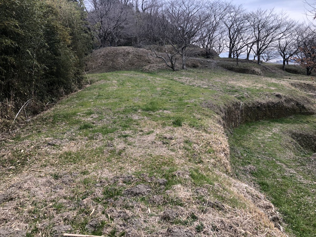 quartz_nbm's tweet photo. 日野江城(南島原市)
島原半島南部を統治する有馬氏の拠点として、鎌倉時代に築城されました。
キリシタン大名の有馬晴信の時代に、社寺の仏塔石材を転用して大規模な改修が行われました😌
南蛮交易の富に支えられ、金箔瓦の豪華な居館、安土城に似た直線階段など、独特な城郭構造を持ちます☺️ https://t.co/rOv038MHOO