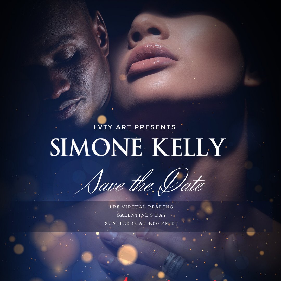 lvtyart's tweet photo. You're Invited !!! SUN, FEB13 at 4pm ET to LRS for a Virtual Reading with Author and Life Coach:  SIMONE KELLY 

Book : "#1544 - Daddy's Little Girl is not all she claims to be"

RSVP:  https://t.co/56jmbW3dKM

#simonekelly #llvtyart #literaryreadingseries #galentines22 https://t.co/0wE88u5vWP