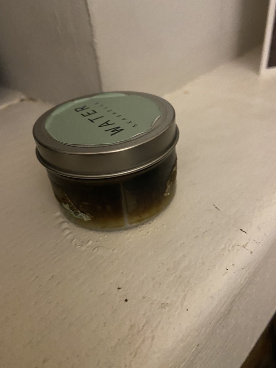 BecklesCake's tweet photo. What on Earth?! Nearly set fire to my new house, £1 candle set fire to its own label without burning its own wick. Lucky our friends saw it before  more 🥺 @Morrisons https://t.co/wEmFfjRiD1