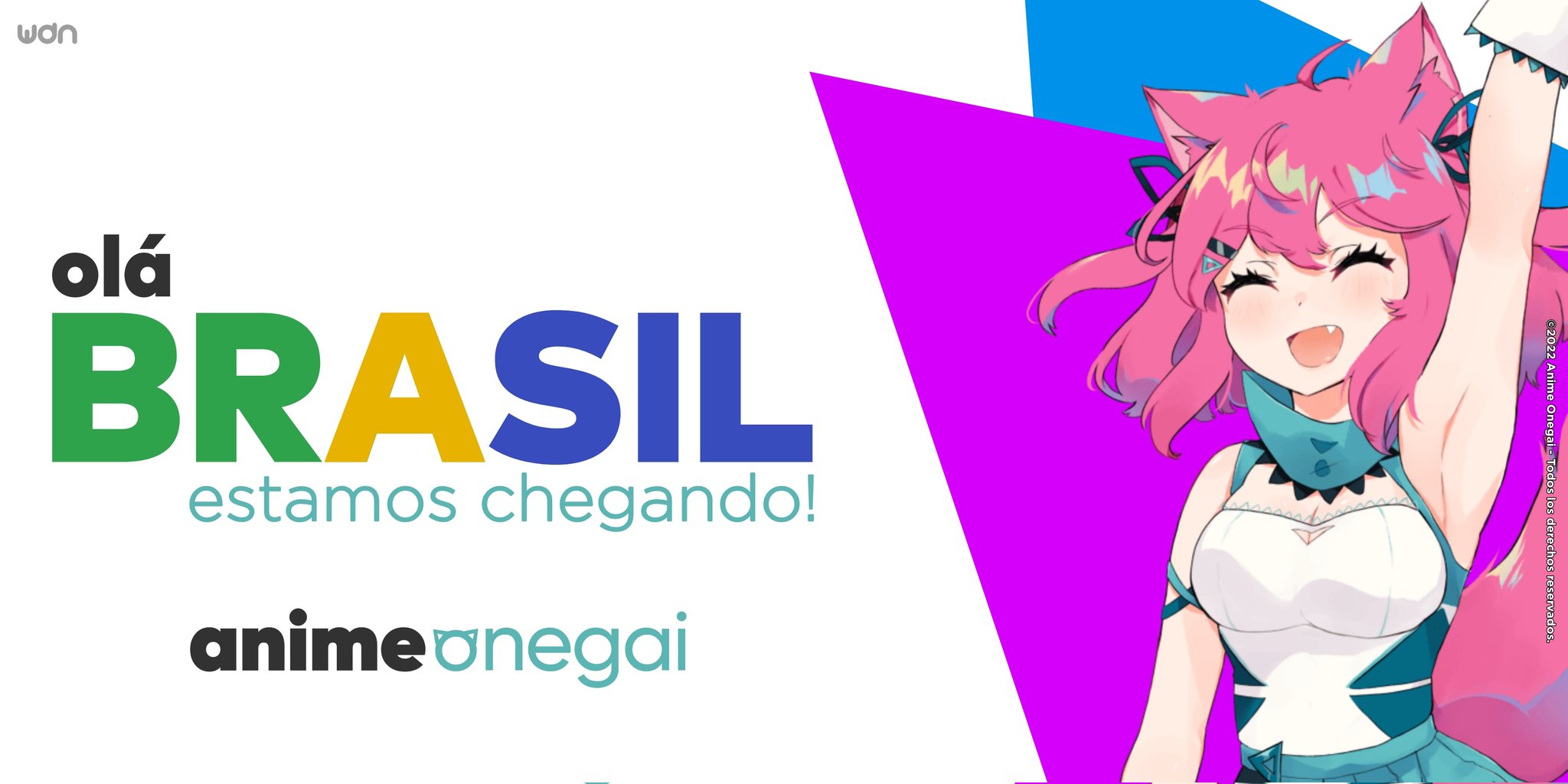 Anime Onegai, nova plataforma de streaming, chega ao Brasil em outubro