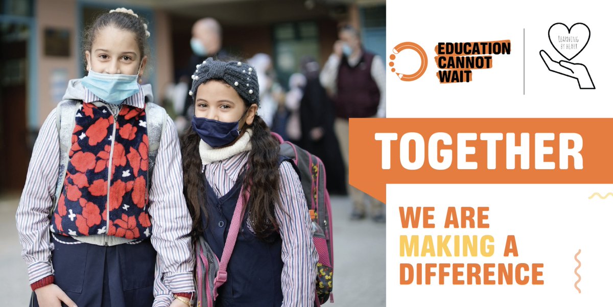 EduCannotWait's tweet photo. #LearningByHeart, a #UK-based campaign, has committed to donating 50% of its proceeds to @EduCannotWait so that crisis-affected children & youth across the world can access safe, inclusive quality #education!
Learn @LearningBy2020's inspiring mission: https://t.co/hQmjLtiD0F https://t.co/nwIrKsPpM7