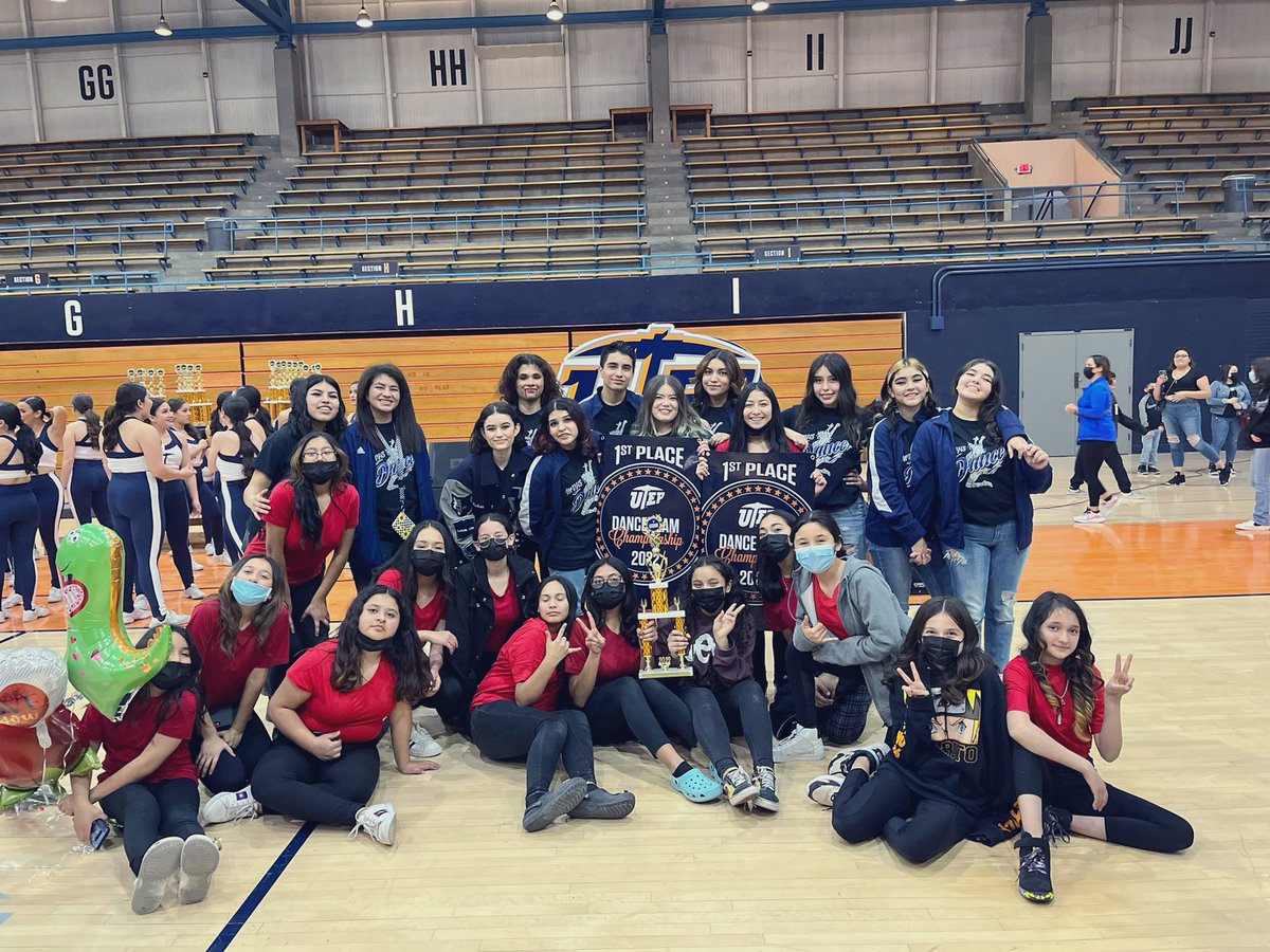 We placed!!! 
MVHS- 1st place in Contemporary and 3rd place in Hip Hop! 
EMMS- 1st Place in Pom routine!!! Thank you @UTEPDanceTeam for an amazing experience! #LobosWillBeHeard @RTMVHS @CISD_Fine_Arts