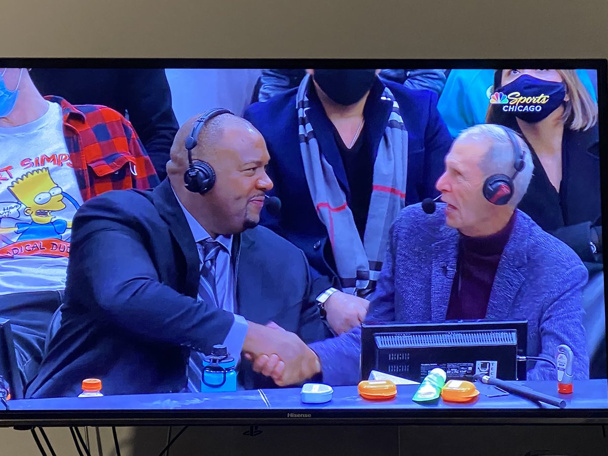 CheffCouncil's tweet photo. Give that man a jersey in the rafters #BullsNation #NeilFunk #BroadcastingLegend @Stacey21King https://t.co/mCt8lz3UsK