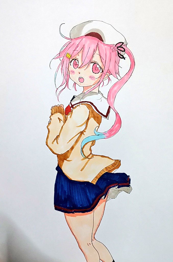 安定しない春雨ちゃん描き(◡ ω ◡) 