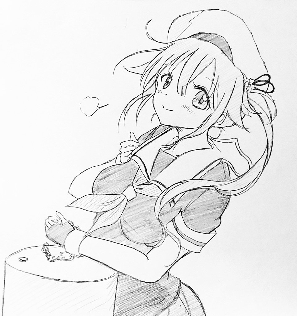 安定しない春雨ちゃん描き(◡ ω ◡) 