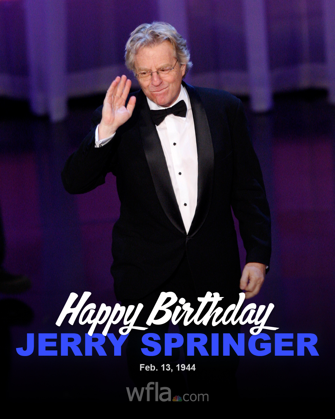 Happy Birthday Jerry Springer! Today, the talk show host turns 78 years old.  