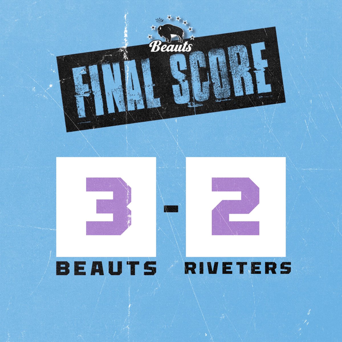 BuffaloBeauts's tweet photo. BEAUTS WIN BEAUTS WIN BEAUTS WIN!!! https://t.co/VTcG1rpyxu