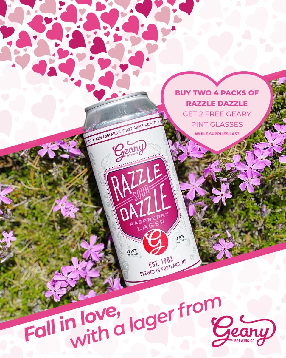 Looking for that perfect Valentine for your sweetheart? We got you! ♥️🍺♥️ 
Call for curbside delivery Monday:  
207-878-2337 x205
