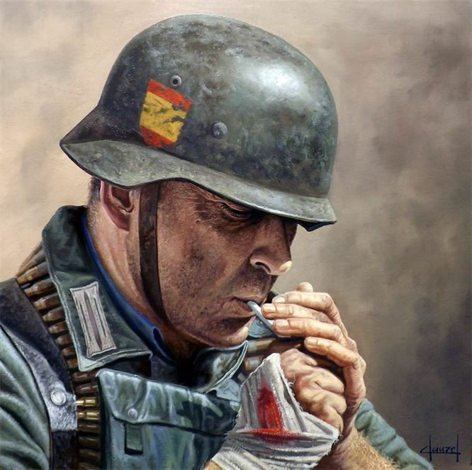 ArtClauzel's tweet image. Voluntario de la División Azul🇪🇸🇪🇸🇪🇸
Obra de Jose Ferre Clauzel.
30x30cm