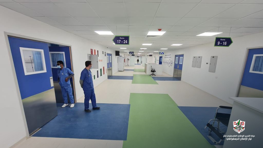 افتتح تيار الإصلاح الديمقراطي في حركة فتح ساحة غزة، ووزارة الصحة الفلسطينية، مستشفى  سمو الشيخ "محمد بن زايد آل نهيان" المستشفى الميداني الاماراتي، المُخصص لعلاج مُصابي فايروس كورونا، وذلك بدعم وتمويل من دولة الامارات العربية المتحدة، وبجهود محمد دحلان
#رسالة_محبة_لإمارات_الخير