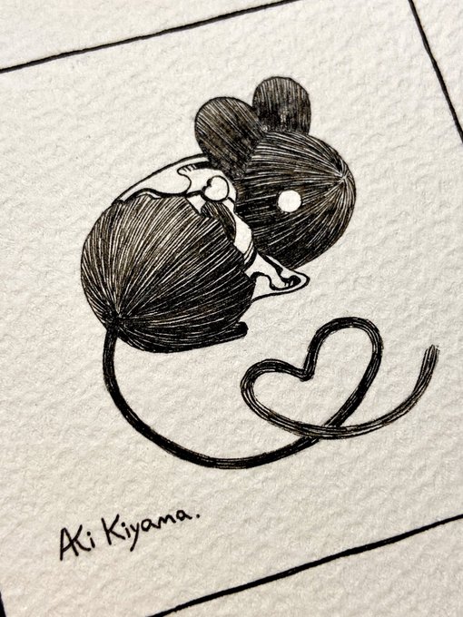 🐭❤️

#イラスト
#ペン画 