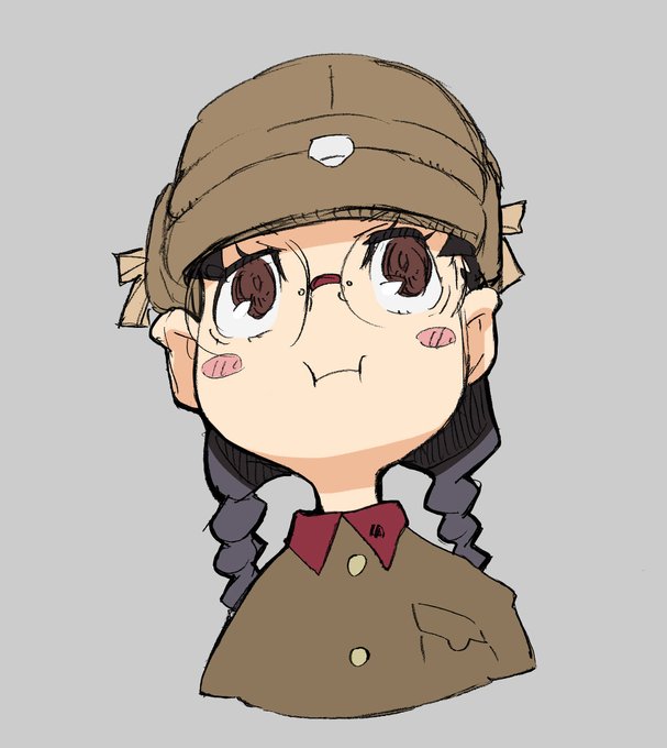 ほっぺと福田。 #知波単学園 #福田(GuP) https://t.co/8h1WGsANF3 