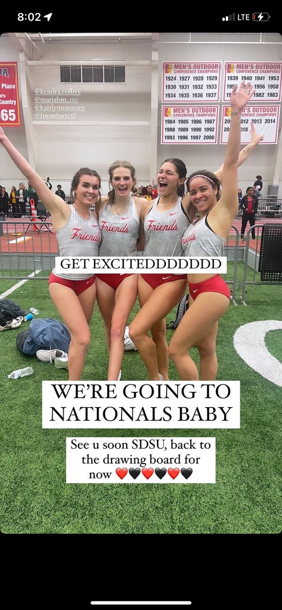 CoachDWilliams6's tweet photo. Well there is one of Our Blue Ridge Girls that was apart of 4x1 State qualifiers last year doing her Thang at the next level. Congrats to Kendra. GO Get Them at Nationals Kaitlyn, Kendra, Maria and Jaylen #4x400beastmode https://t.co/BgxT6RoEuu