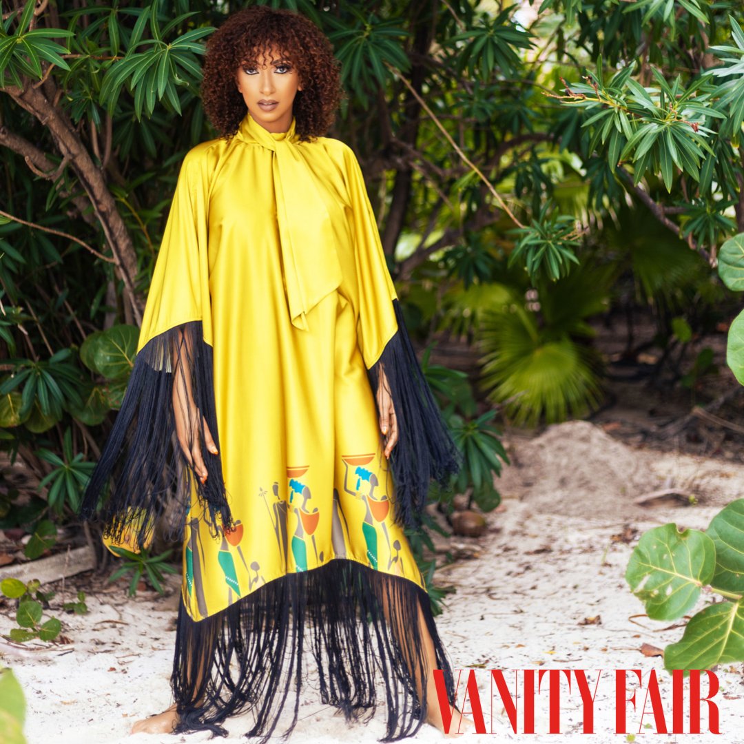We are entering  2022 with our cup overflowing.. our spring | summer KhoiSan Mustard Kaftan-collection featured in @vanityfair ‘s February 22 edition with the beautiful and powerful women crush <a href="/priyankachopra/">PRIYANKA</a> gracing the cover. #Silksofsheba