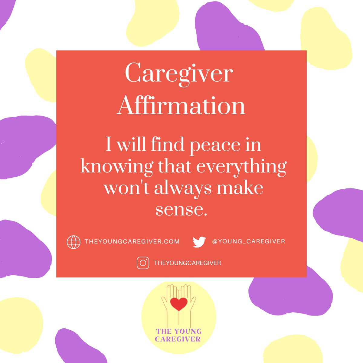 My parents became unable to care for themselves days apart. I wanted answers, how could this happen and why did this happen. This didnt make any sense. I had to process the shock and hurt to move forward. #theyoungcaregiver #caregiver #selflove #selfcare #caregiveraffirmation