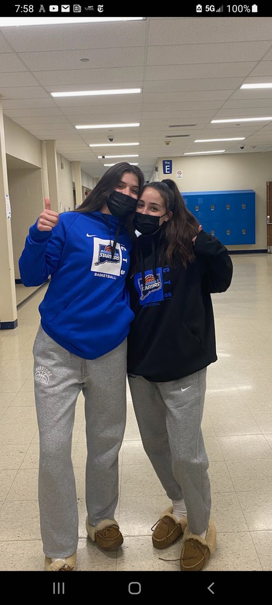 ctstarters's tweet photo. Abby Magendantz(L) &amp; Meghan Murray(R) wearing some of their new CT Starters gear. Practices start in 6 weeks for New England's oldest AAU basketball club. Check us out at https://t.co/OtyvtTrHhO, here on Twitter and/or IG as we get ready for our 34th season making memories! #ctgb https://t.co/Qni98c8CGI