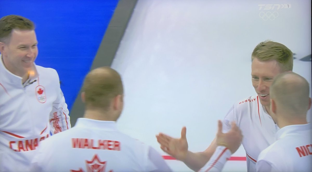 CurlingCanada's tweet photo. THAT’S A W!! Congratulations @TeamGushue on your 10-5 victory over @usacurl !

#Beijing2022  #GoCanadaGo https://t.co/ZamPdmepwP