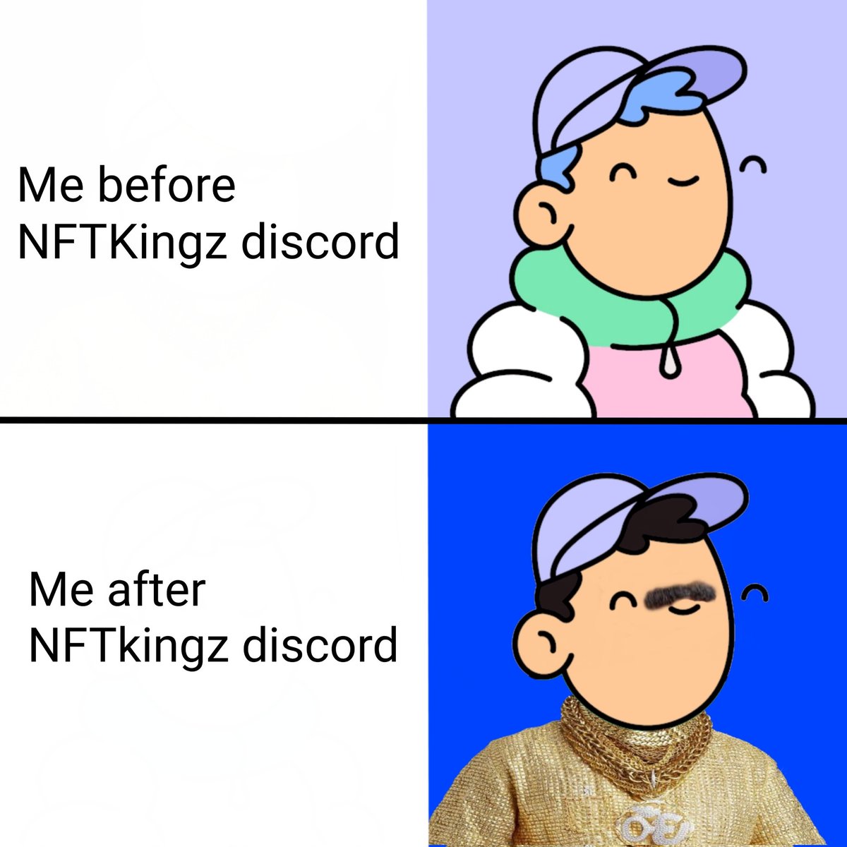 Lol <a href="/NFTKingz/">NFT Kingz</a> @eddycarra_  #NFTKINGSMEMES