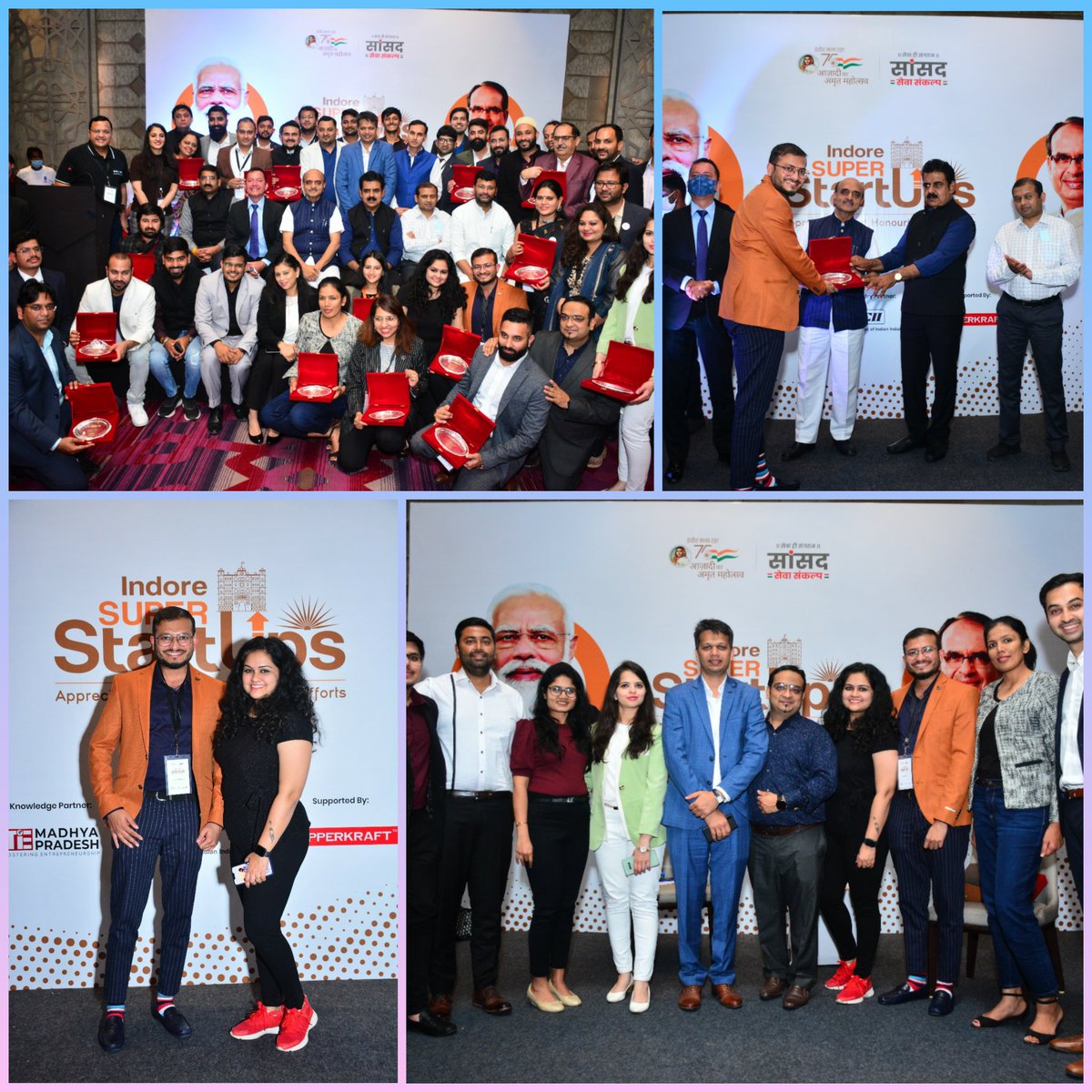 mayankpratapEB's tweet photo. Top 25 Start-up Award 🎉 
@supersrcing!!

MP Startup Ecosystem is Growing Big. Government and Community leaders are making it easier by taking a practical approach.
1. Open feedback from Startups, listening problems and ideas. https://t.co/nnLPz5nJNG