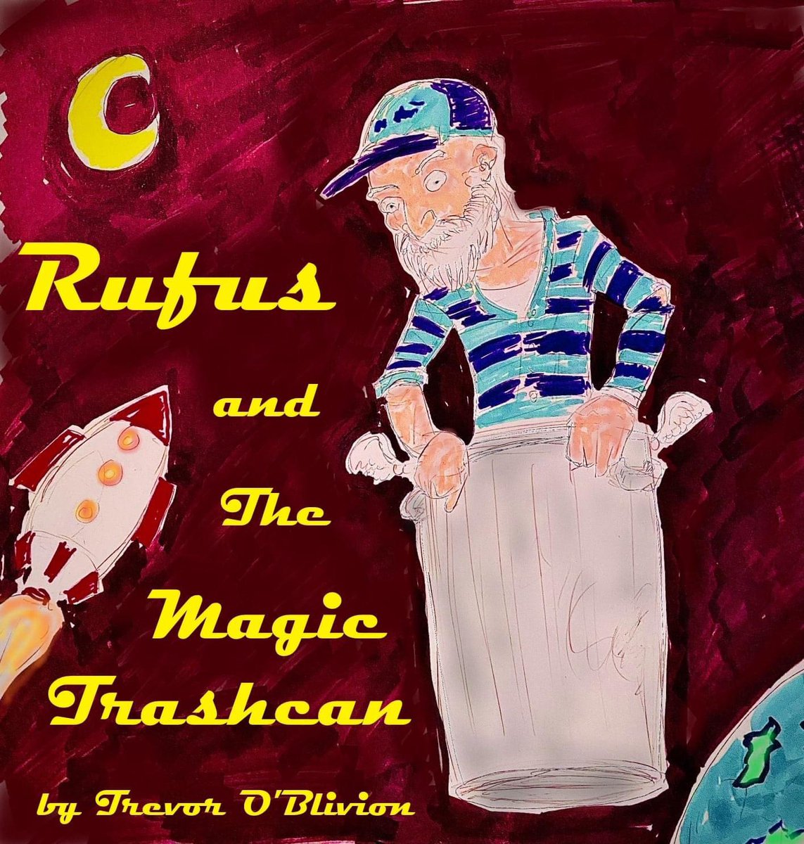 TrevorOBlivion's tweet photo. I guess now’s as good a time as any to show you this children’s book I not wrote #ChildrensBooks #Magic #garbage #Literature #books #notbooks #coverart #art #artistsontwitter https://t.co/1hmQ9aQ3dy