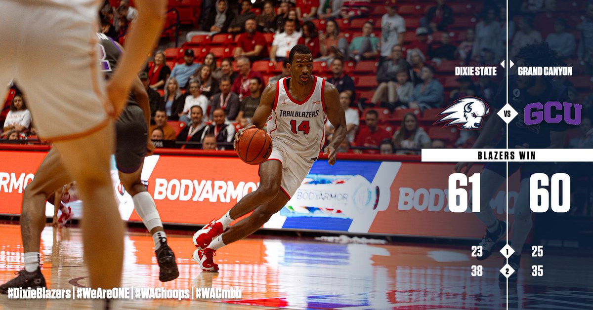 TRAILBLAZERS WIN.

#DixieBlazers #WeAreONE #WACmbb #WAChoops