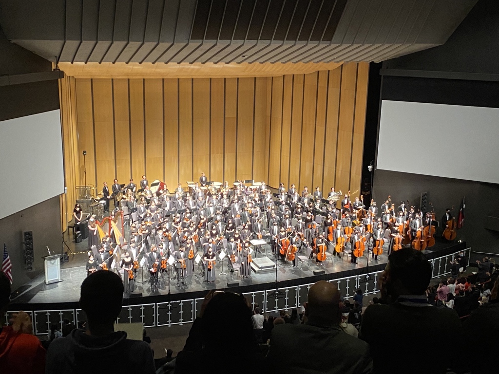 RangerRegiment's tweet photo. I have NEVER heard students play better than that All-State Symphony Orchestra concert! Bravo!! And to have our own Logan Bingham play a solo in this group is a Proud Teacher moment I won’t soon forget! #EMSProud @ChisholmTrailHS @EMSISDFineArts https://t.co/qSEntIn6DX