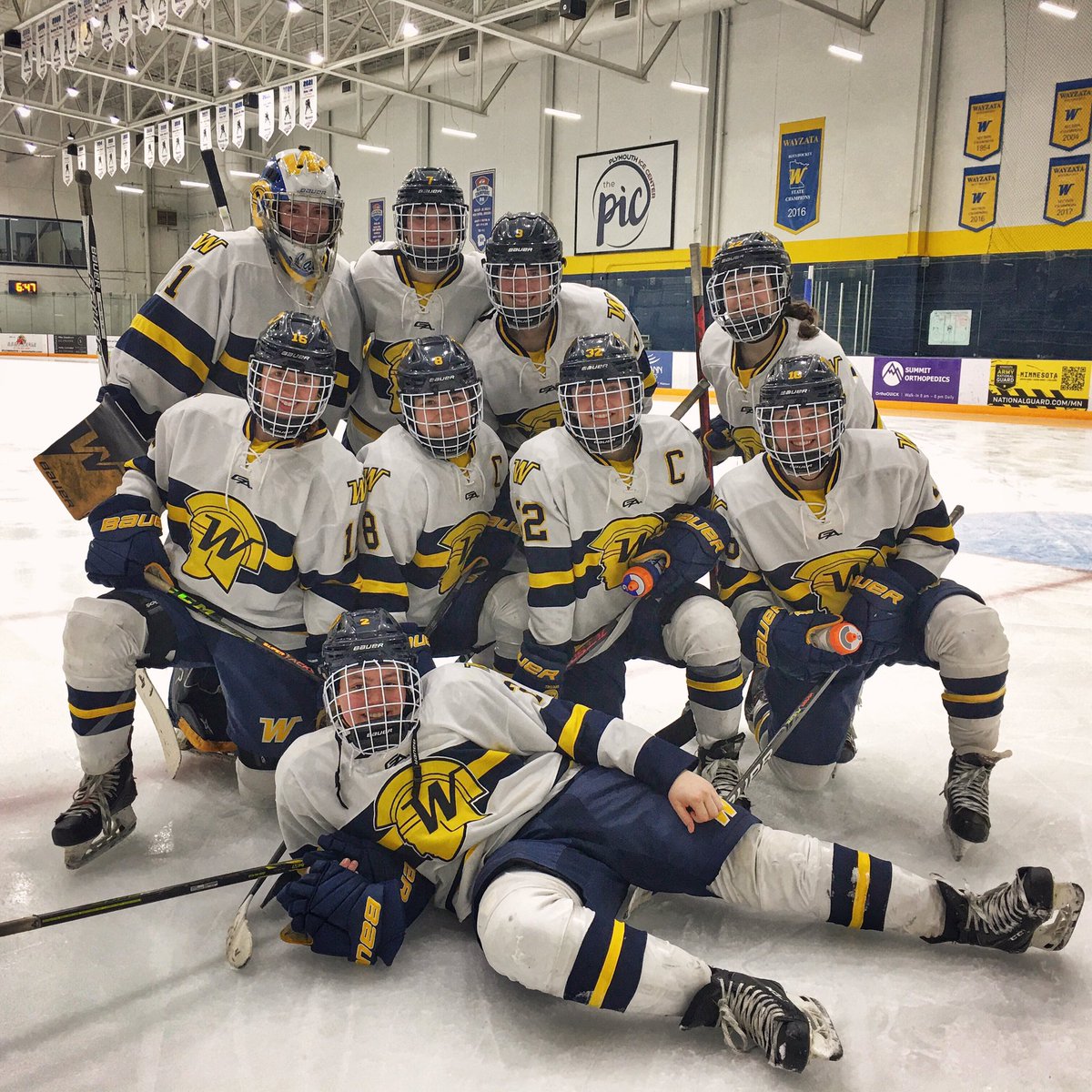 Our seniors made their last game at PIC one to remember with a 6-0 win over Hopkins Park. 💙💛

#WeAreWayzata #GoTrojans #CLEAR