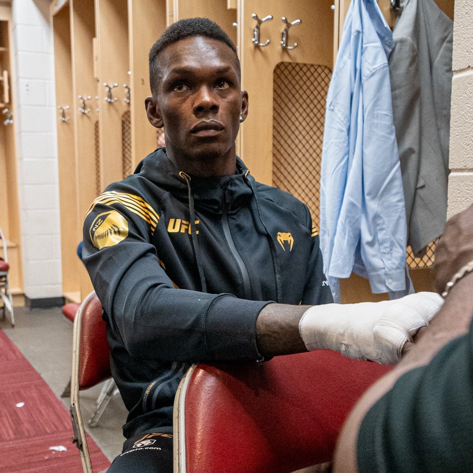 ufc's tweet photo. The calm before the storm ⛈

[ @Stylebender | #UFC271 | LIVE on E+ PPV: https://t.co/K6X32sFKyB ] https://t.co/JnU7X3AwnS