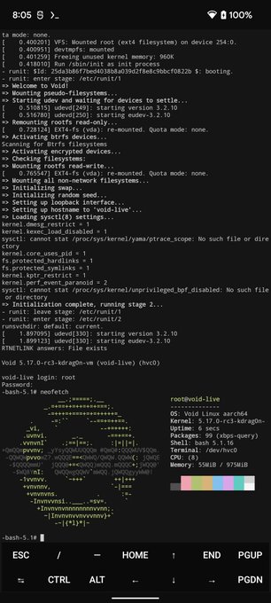 やじうまpc Watch 次期android 13の仮想マシン機能でwindows 11の動作に成功 ネイティブに近い性能 Pc Watch