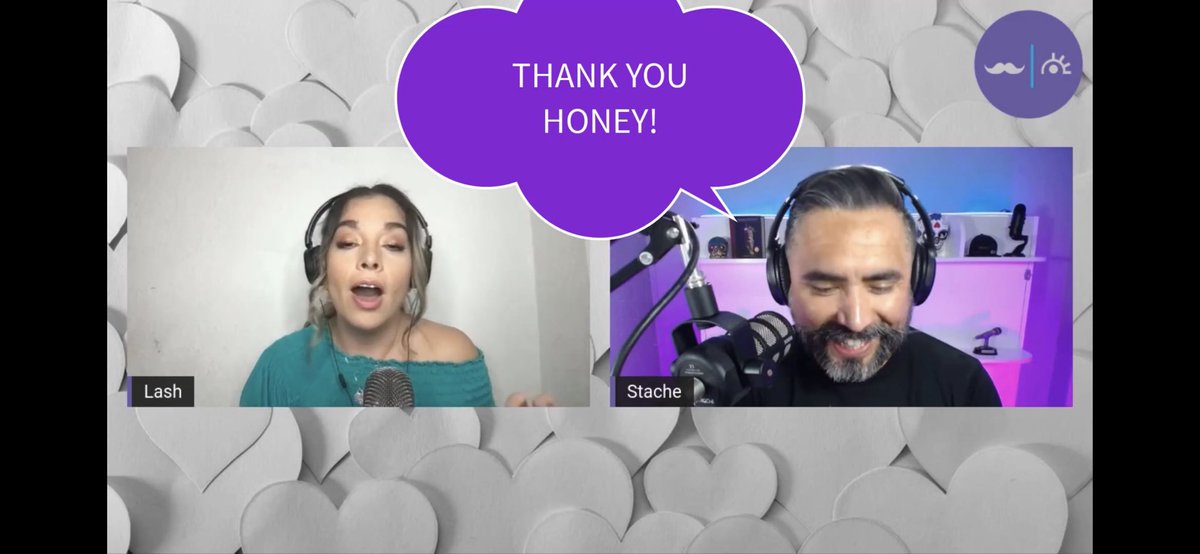 StacheLash's tweet photo. #IYKYK 

Episode 15 “Who the h*ll is St. Valentine?” is OUT! 🥳

Go watch or listen NOW! 🎙

🔗 in bio. https://t.co/ZbnxuqOwV7