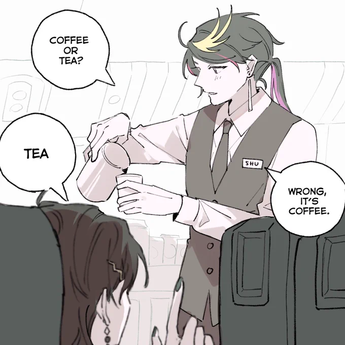 first class service 😤 #YaminoArt #ShuNanigans #RedrawLuxiem 