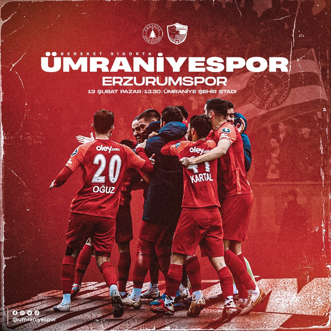 Ümraniyespor Gol Sevinci Temalı Maç Görseli