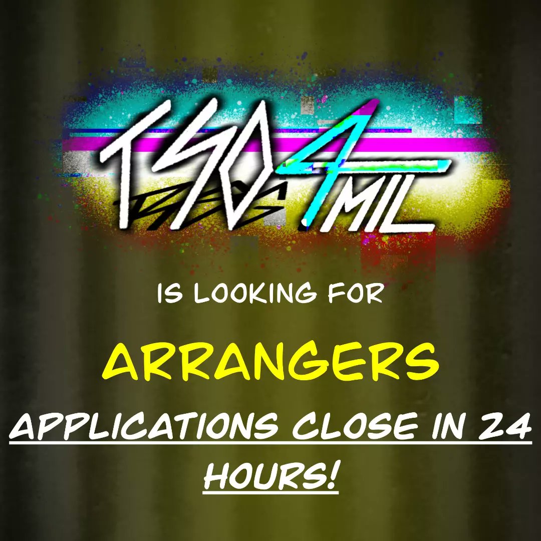 2setSymphony's tweet image. ARRANGERS needed for TSO4MIL! Join twosetters from around the world in this virtual choir and orchestra celebrating TwoSetViolin's 4 million subscriber milestone!

24 HOURS LEFT TO APPLY!

2setsymphony.wixsite.com/my-site

#twoset #tsvtwt #2set #twosetviolin #tso4mil #lingling
