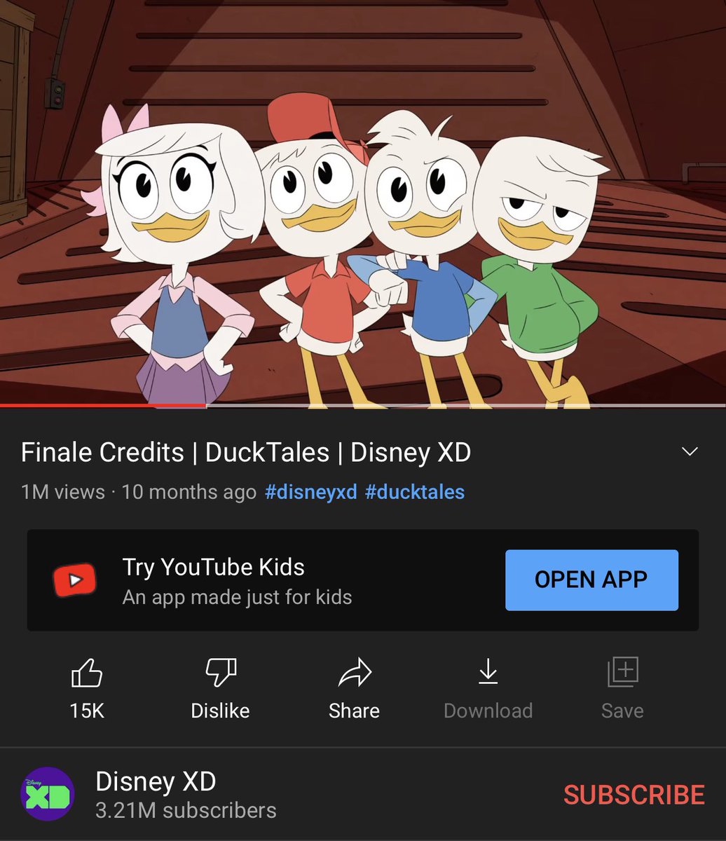 demon_sanctuary's tweet photo. It took 10 months but this video finally got 1 million views!
#DuckTales #DuckTales2017 #LastAdventure https://t.co/ukxDN8hIor