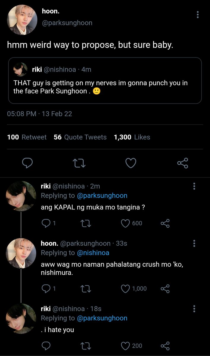 wpdlgns's tweet photo. wrong account — a hoonki mini au.

just a typical story of enemies to lovers, but one of them is only faking it to get the attention of the other. https://t.co/qe6A0qJxK3