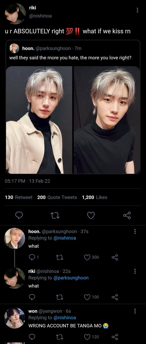 wpdlgns's tweet photo. wrong account — a hoonki mini au.

just a typical story of enemies to lovers, but one of them is only faking it to get the attention of the other. https://t.co/qe6A0qJxK3