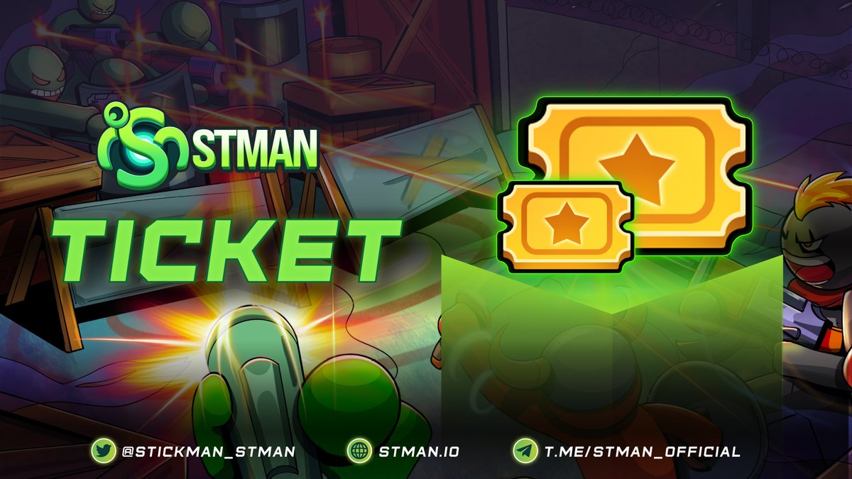 Stickman_STMAN's tweet photo. Did I mention about TICKET? 🎟

💰To join in the battle, every player need to pay an amount of ticket to enter.

📌 Each map requires different amount of ticket

🪙 Ticket can be bought by $STMAN token. You can also earn free ticket by watching ads 👀

#STMAN #NFT https://t.co/eLAzmZFjx1