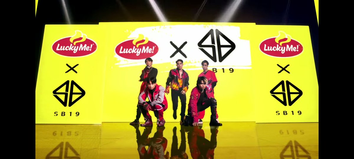 QueenJannorvz's tweet photo. That was lit! Will this be a TVC? The production value seems pretty high 👏

On the first listen sinasabayan ko na ang "Lucky Me Jjampong" chant. Super catchy!

Most memorable part would be Justin's "JUSEYO!"

SLMT po @luckymeph

SB19 FOR LUCKYME
@SB19Official #SB19
#LuckyMexSB19 https://t.co/IEuB7YuzIT