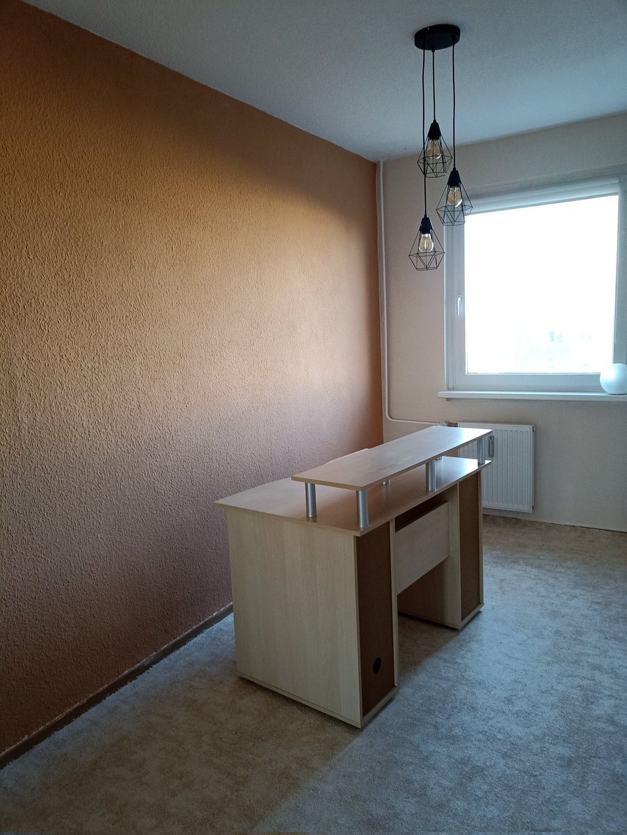 YukiRekishi's tweet photo. Neue Farbe ist an den Wänden, dazu ein passender neuer Teppich. Bin gespannt wie die ockerfarbene Wand in der Abendsonne wirkt - sie hat auch einen schicken Namen "Baukunst der Sonne" 💖. Und neuer Stauraum für meine Mangas gibt es auch 🥳😍😁
#MakeYourHomeBeautiful https://t.co/zA6Ol7bU6H
