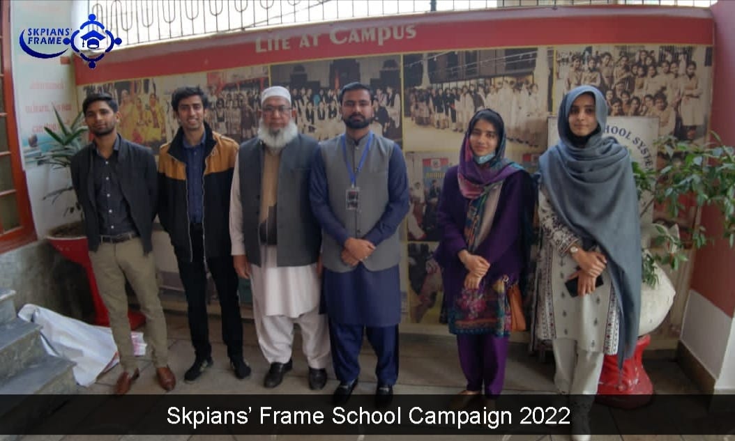 SkpiansFrame's tweet photo. SKPIANS' FRAME visited Al Faisal School System on 12th of February 2022,
In this activity, Matric students were taught about career opportunities,
Following members of FRAME participate in above activity:
Tasadaq Hussain (Sn Vice President)
#campaign #School #visit #skpians https://t.co/BMsQKmbjom