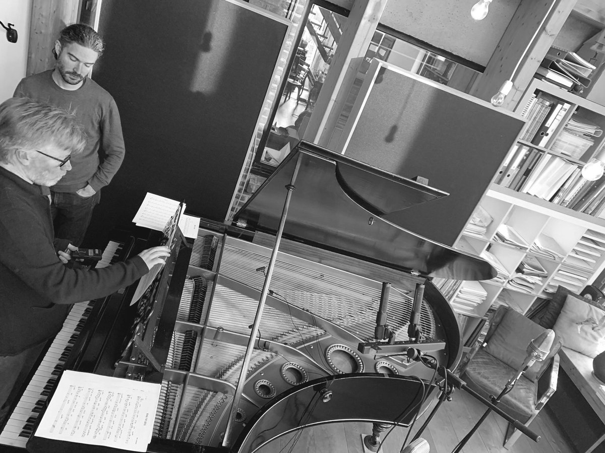 Checking my compositions with <a href="/florejanversch/">Florejan</a> #pianosolo